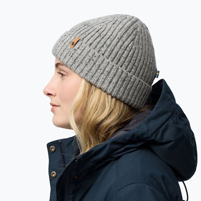 Wintermütze Fjällräven Ovik Neps Beanie grey 5