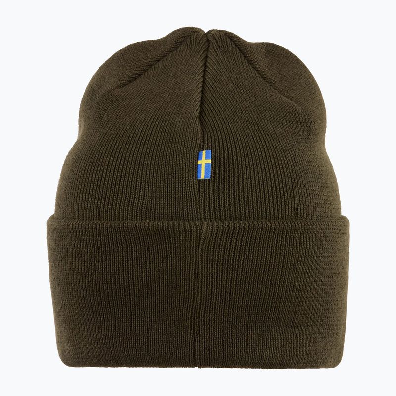 Wintermütze Fjällräven Vardag Beanie deep forest 3