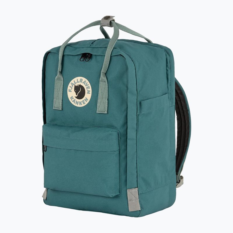 Cityrucksack Fjällräven Kanken Koncept Laptop 15" 18 l teal/frost green 2
