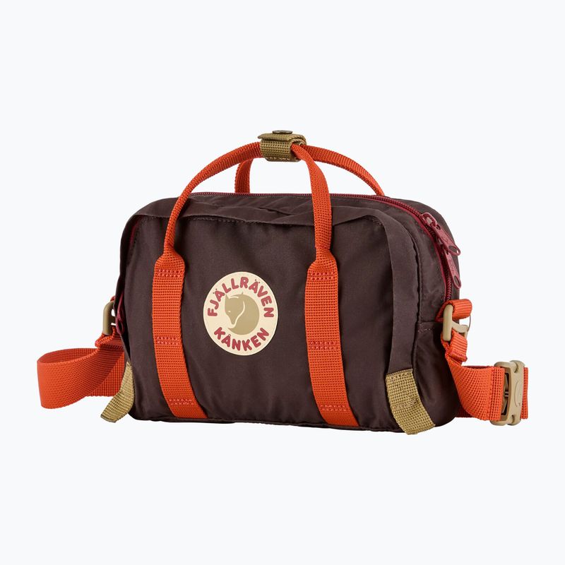 Gürteltasche Fjällräven Kanken Koncept 4 l black oak/rowan red 2