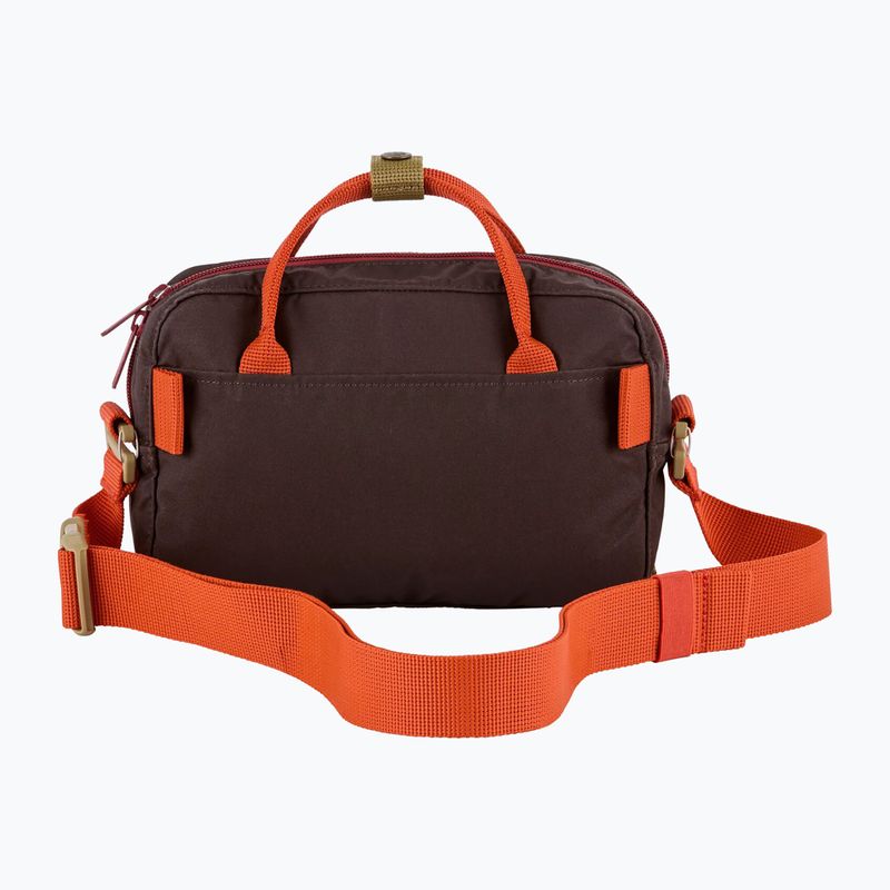 Gürteltasche Fjällräven Kanken Koncept 4 l black oak/rowan red 3
