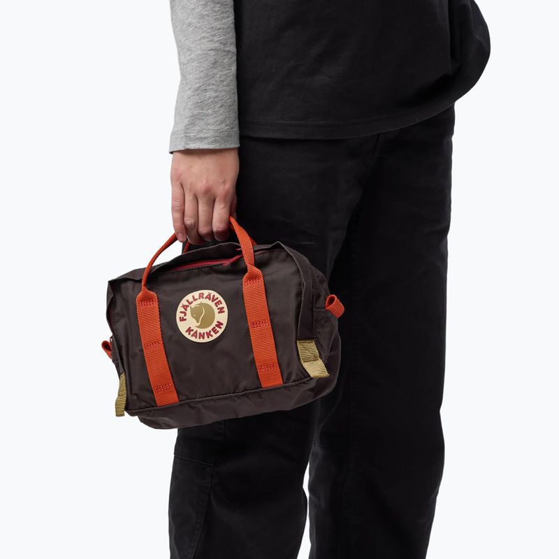 Gürteltasche Fjällräven Kanken Koncept 4 l black oak/rowan red 6
