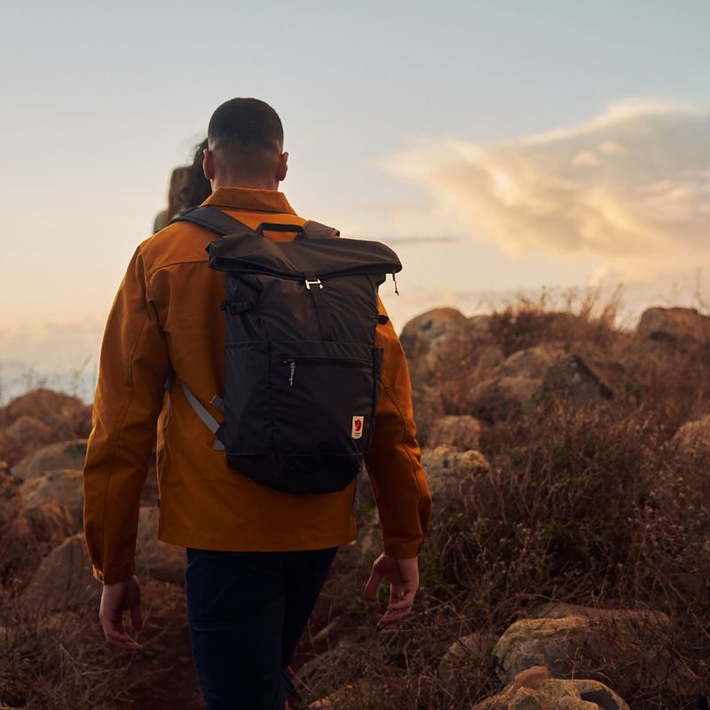 Wanderrucksack Fjällräven High Coast Foldsack 24 l black oak 4