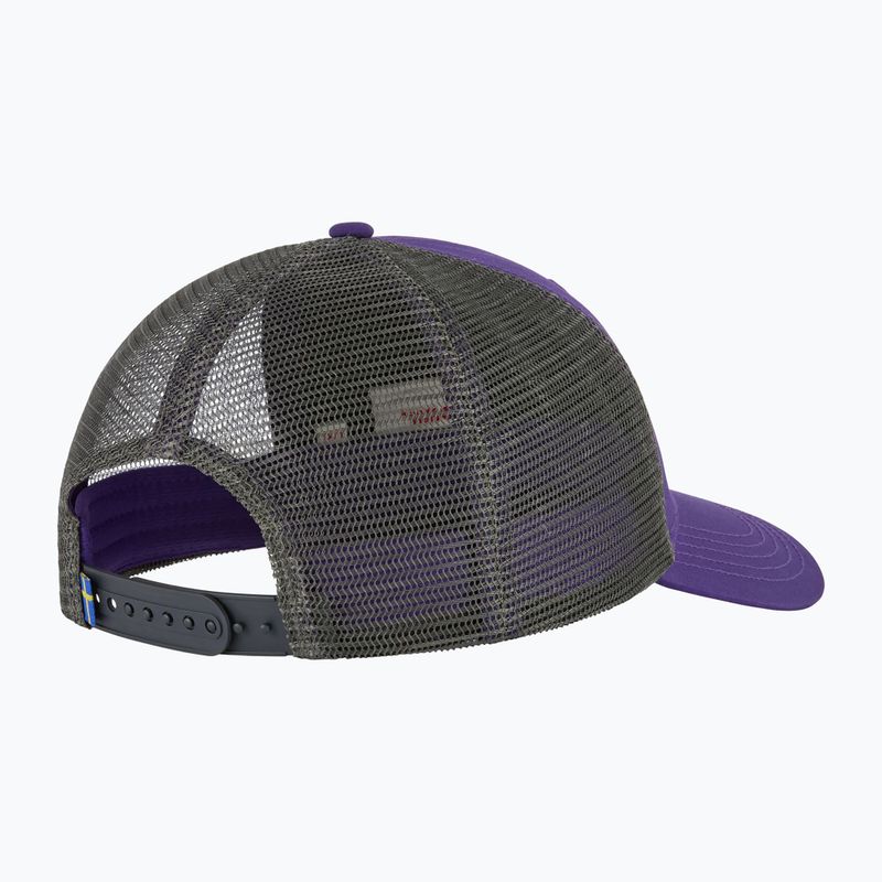 Basecap Fjällräven 1960 Logo Langtradarkeps dark violet 2