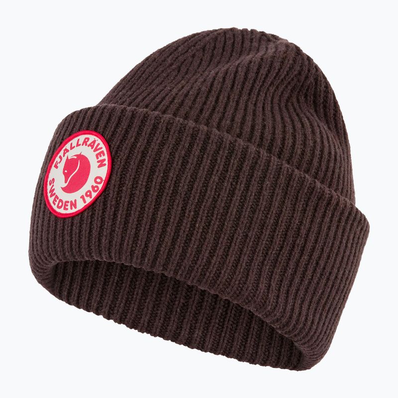 Wintermütze Fjällräven 1960 Logo Hat black oak 2