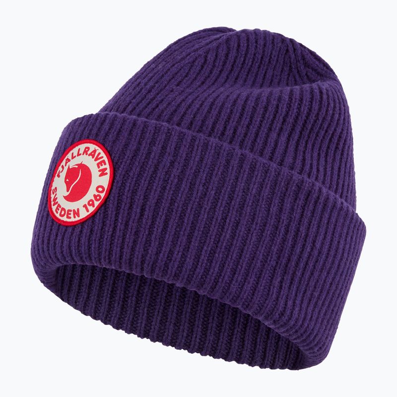 Wintermütze Fjällräven 1960 Logo Hat dark violet 2