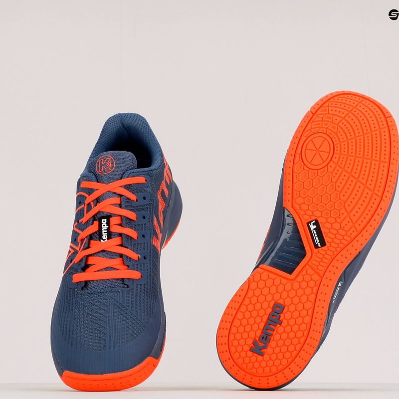 Kempa Attack Two 2.0 Herren-Handballschuhe grau-rot 200863001 10