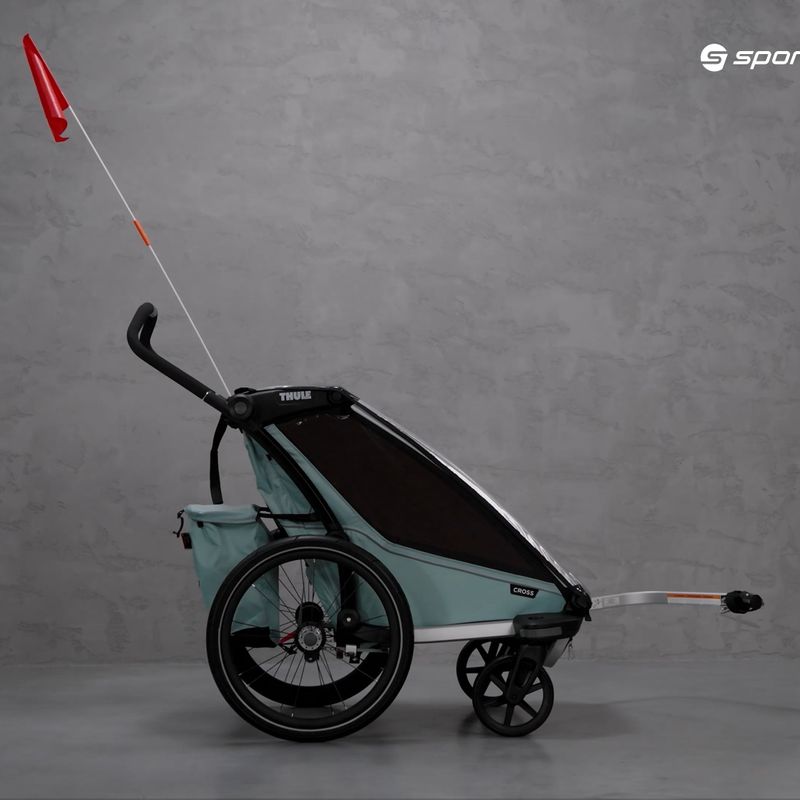 Thule Chariot Cross1 Einzelfahrradanhänger blau 10202022 13