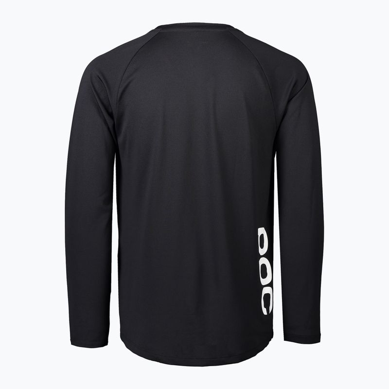 Herren-Langarmtrikot POC DH Jersey carbon black 2