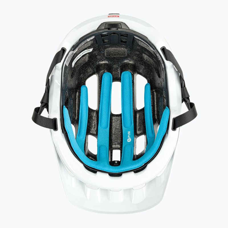 Fahrradhelm POC Tectal Race SPIN hydrogen white/uranium black 5