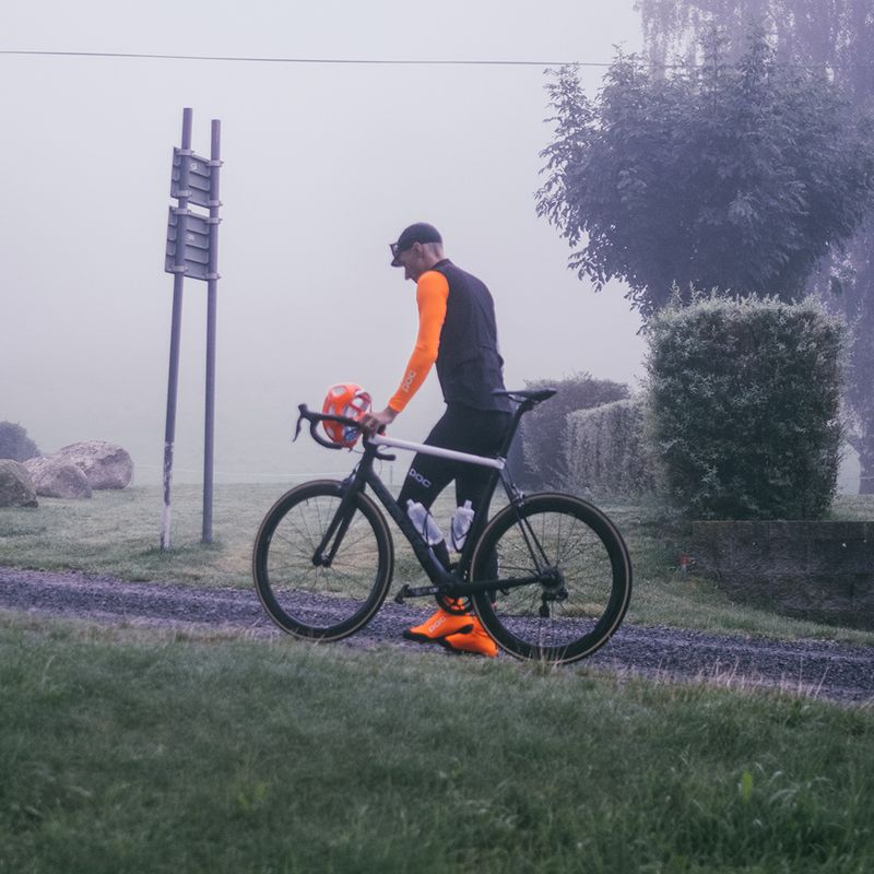 Radfahrer-Schuhschützer POC Thermal Bootie zink orange