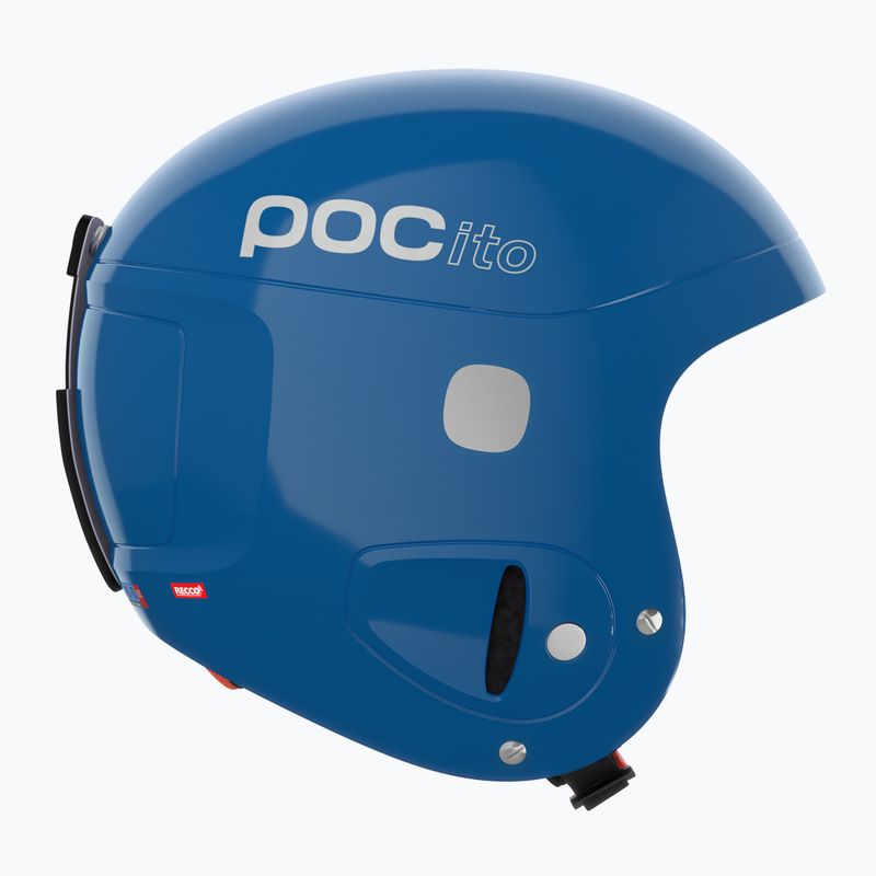 Skihelm Kinder POC POCito Skull fluorescent blue 4