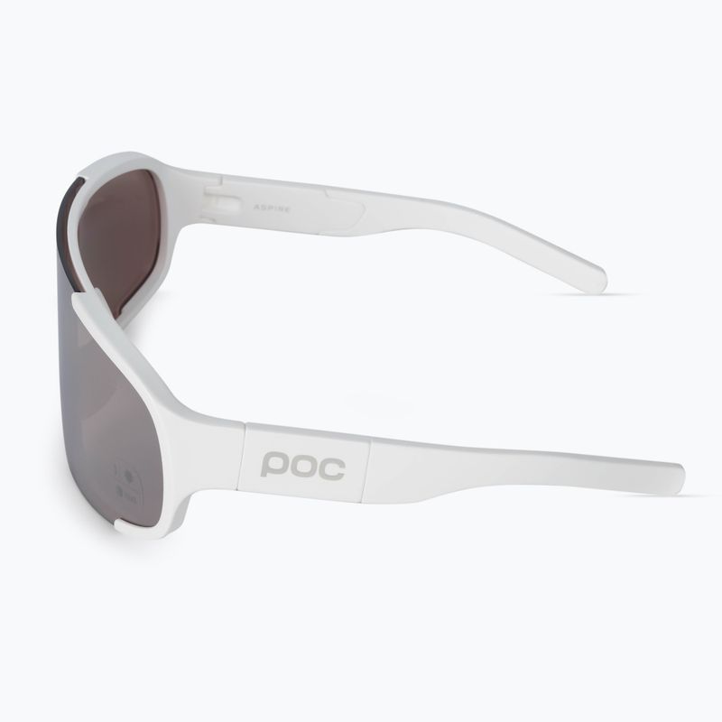 Fahrradbrille POC Aspire hydrogen white/clarity road silver 4