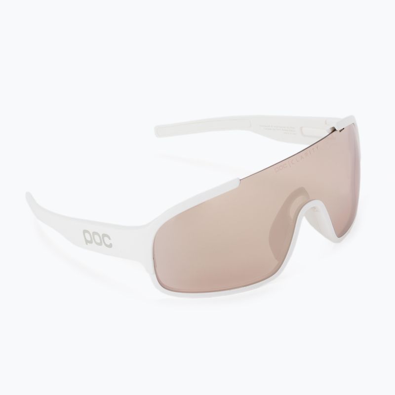 Fahrradbrille POC Crave hydrogen white/clarity trail silver