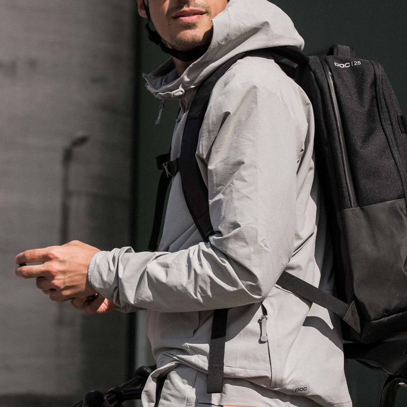 Fahrradjacke für Männer POC Transcend alloy grey 3