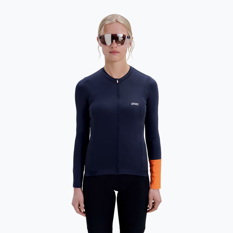 Damen Langarm-Radtrikot POC Cadence Jersey apatite navy 4