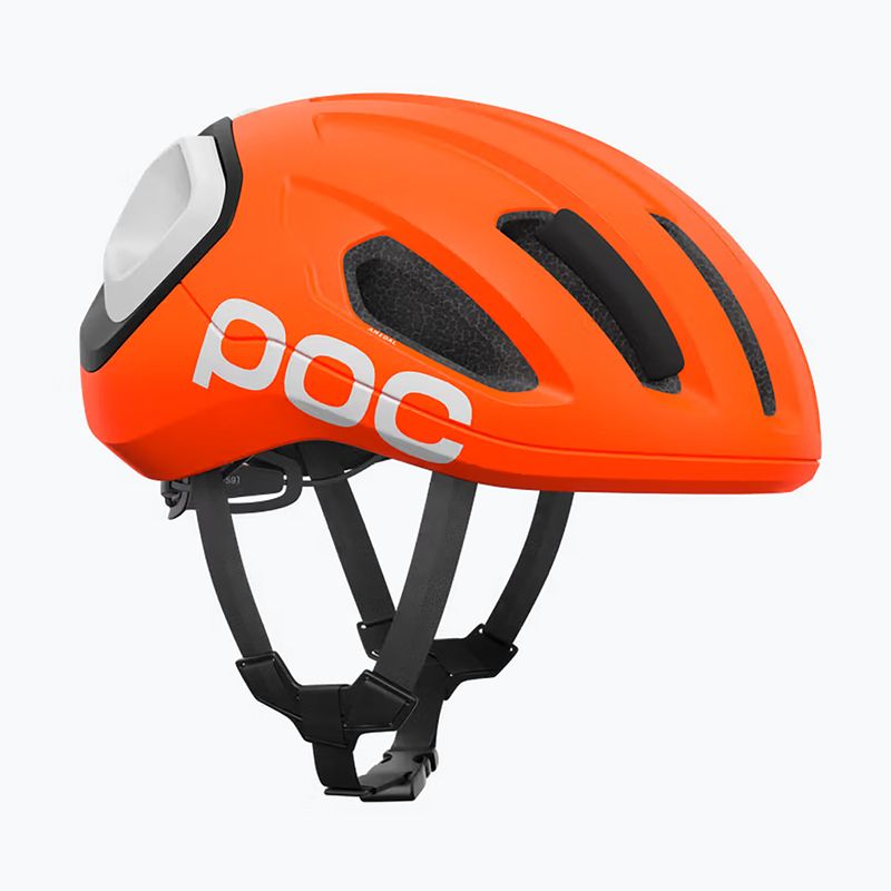 Fahrradhelm POC Amidal orange matt/uranium black matt/hydrogen white matt