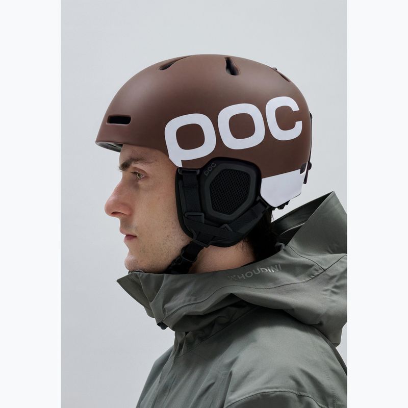 Skihelm POC Fornix BC bronzite brown matt 6