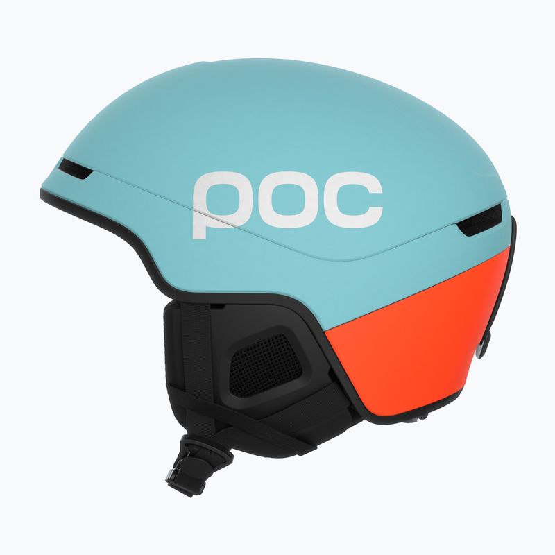 Skihelm POC Obex Contour indicolite blue matt/carnelian orange matt 2