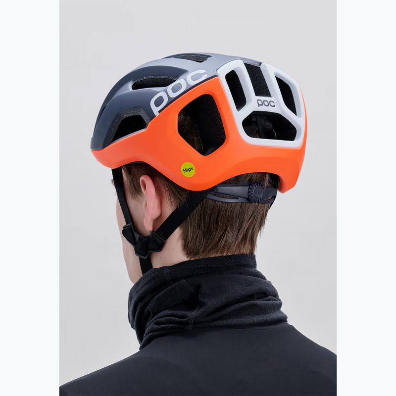 Fahrradhelm POC Ventral Air Mips apatite navy matt/orange matt/hydrogen white matt 7