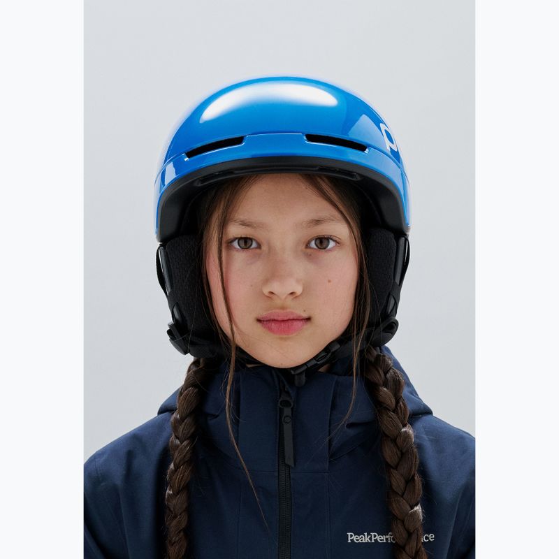 Kinder-Skihelm POC Pocito Obex MIPS Jr fluorescent blue 6