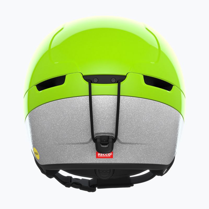 Kinder-Skihelm POC Pocito Obex MIPS Jr fluorescent yellow/green 4