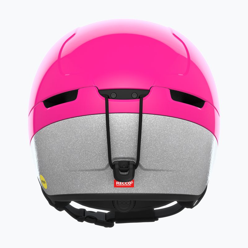 Kinder-Skihelm POC Pocito Obex MIPS Jr fluorescent pink 4