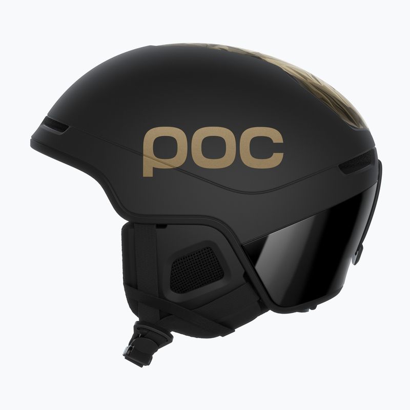 Skihelm POC Obex Contour Marco Odermatt Ed. uranium black/podium gold 2