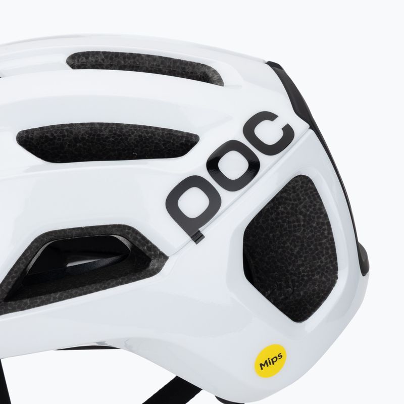 Fahrradhelm POC Ventral Air MIPS hydrogen white/uranium black matt w. logo 7