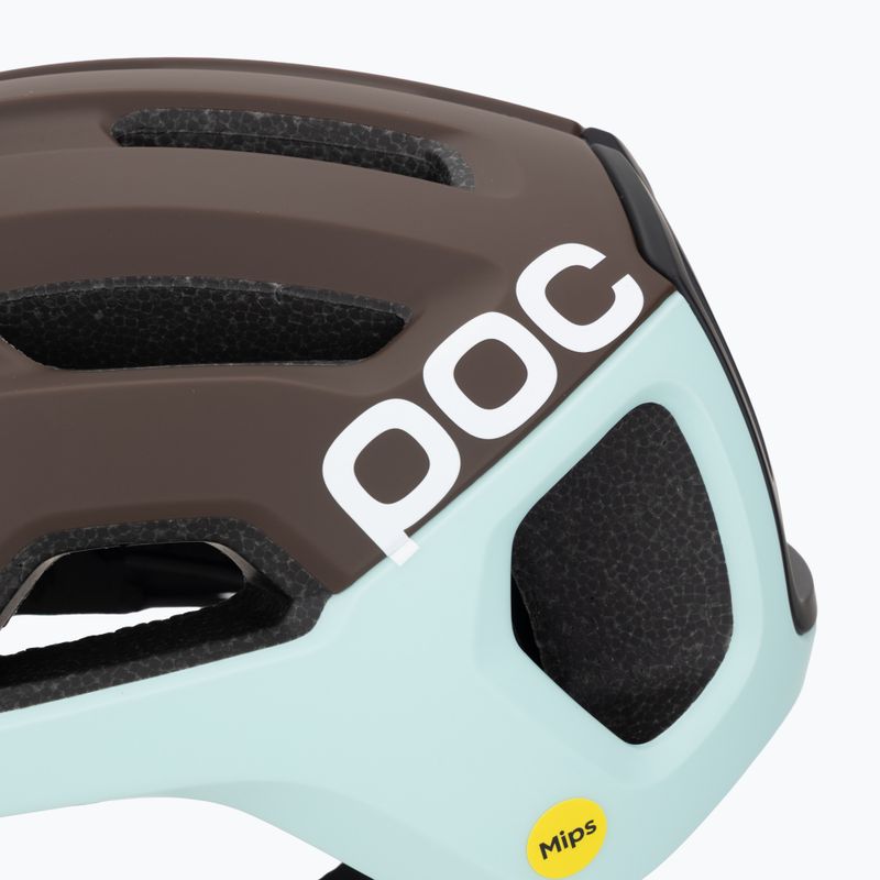Fahrradhelm POC Ventral Air MIPS bronzite brown matt/lazurite blue matt 7