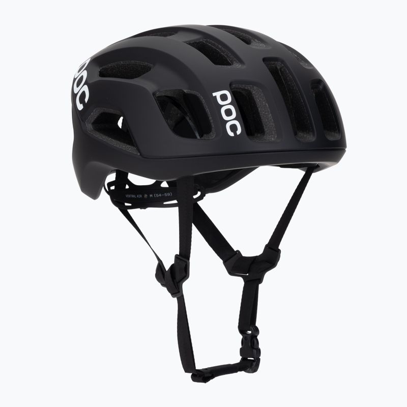 Fahrradhelm POC Ventral Air MIPS uranium black matt/hydrogen white w. logo