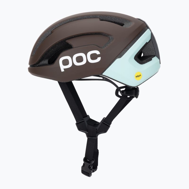 Fahrradhelm POC Omne Air MIPS bronzite brown matt/lazurite blue matt 3