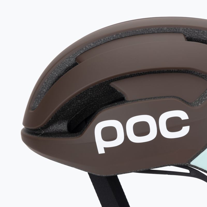 Fahrradhelm POC Omne Air MIPS bronzite brown matt/lazurite blue matt 7