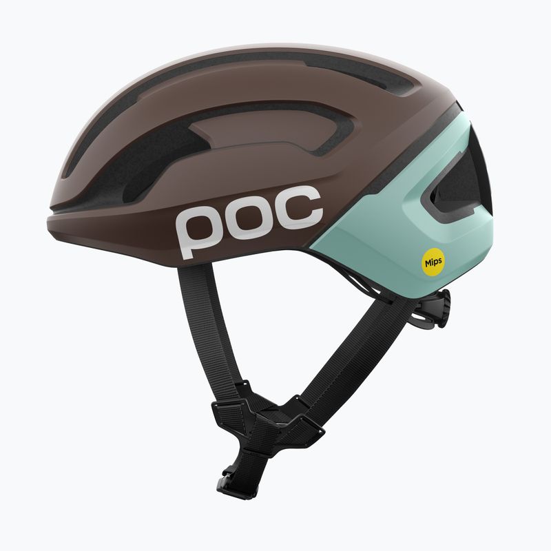 Fahrradhelm POC Omne Air MIPS bronzite brown matt/lazurite blue matt 2
