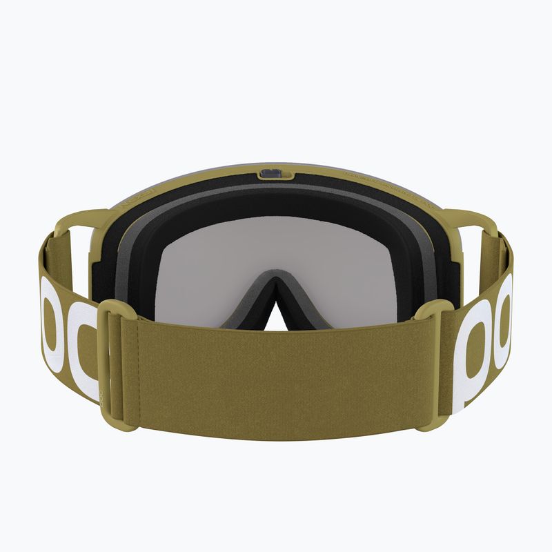 Skibrille POC Nexal olivine green/partly sunny rose gold 3