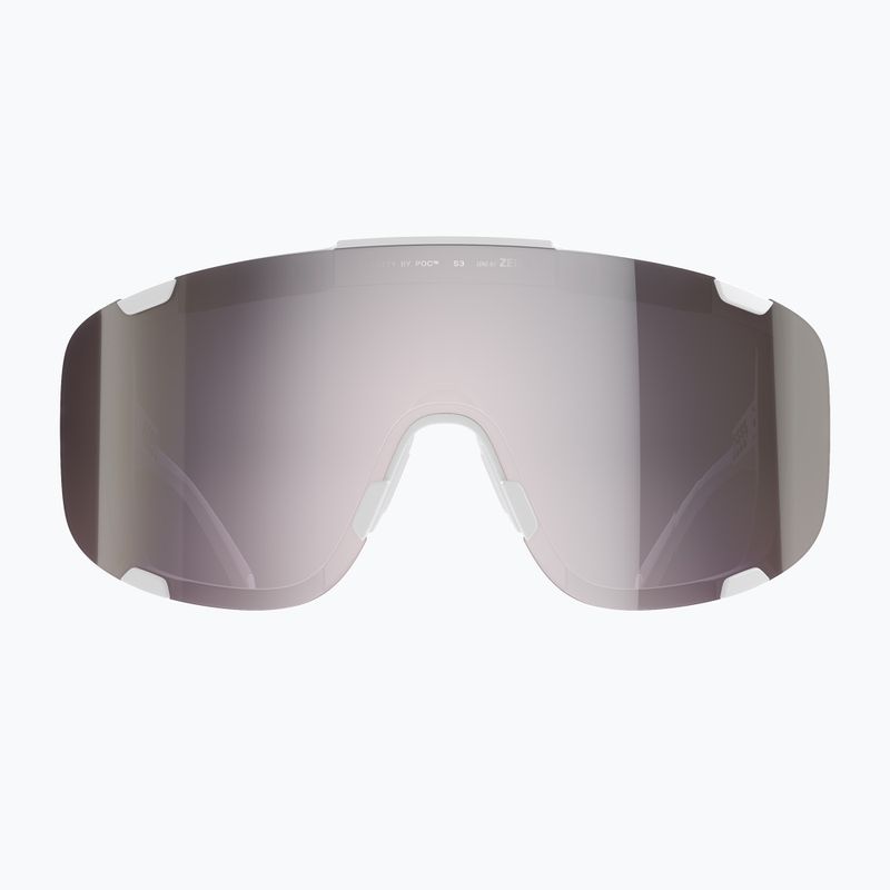 Sonnenbrille POC Devour hydrogen white/clarity road/sunny silver 2