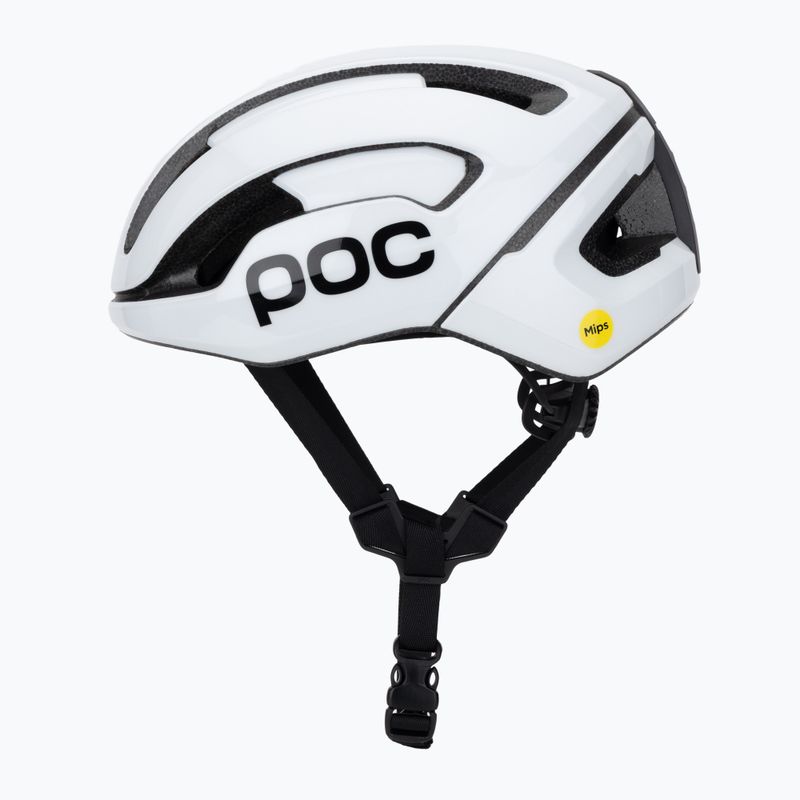 Fahrradhelm POC Omne Air MIPS hydrogen white/uranium black matt w. logo 3