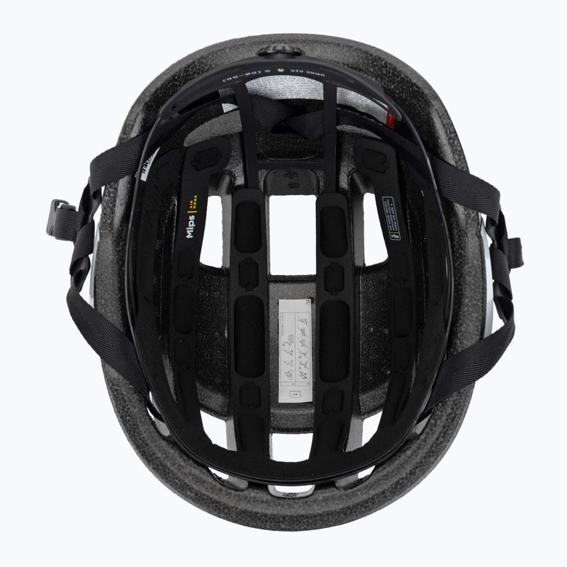 Fahrradhelm POC Omne Air MIPS hydrogen white/uranium black matt w. logo 5