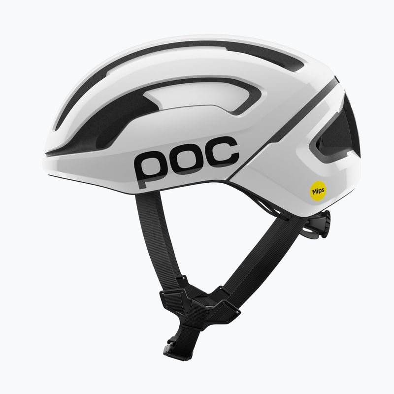 Fahrradhelm POC Omne Air MIPS hydrogen white/uranium black matt w. logo 2