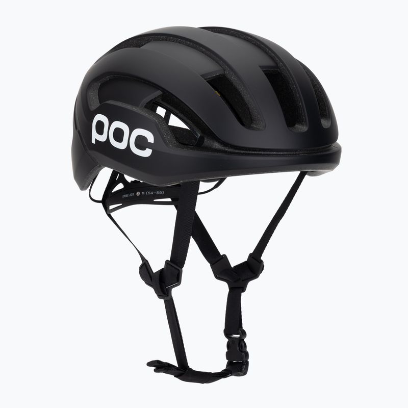 Fahrradhelm POC Omne Air MIPS uranium black matt/hydrogen white w. logo