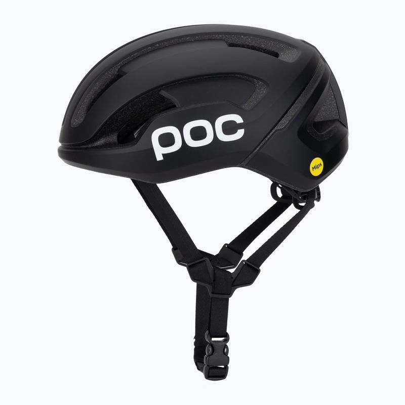 Fahrradhelm POC Omne Air MIPS uranium black matt/hydrogen white w. logo 3