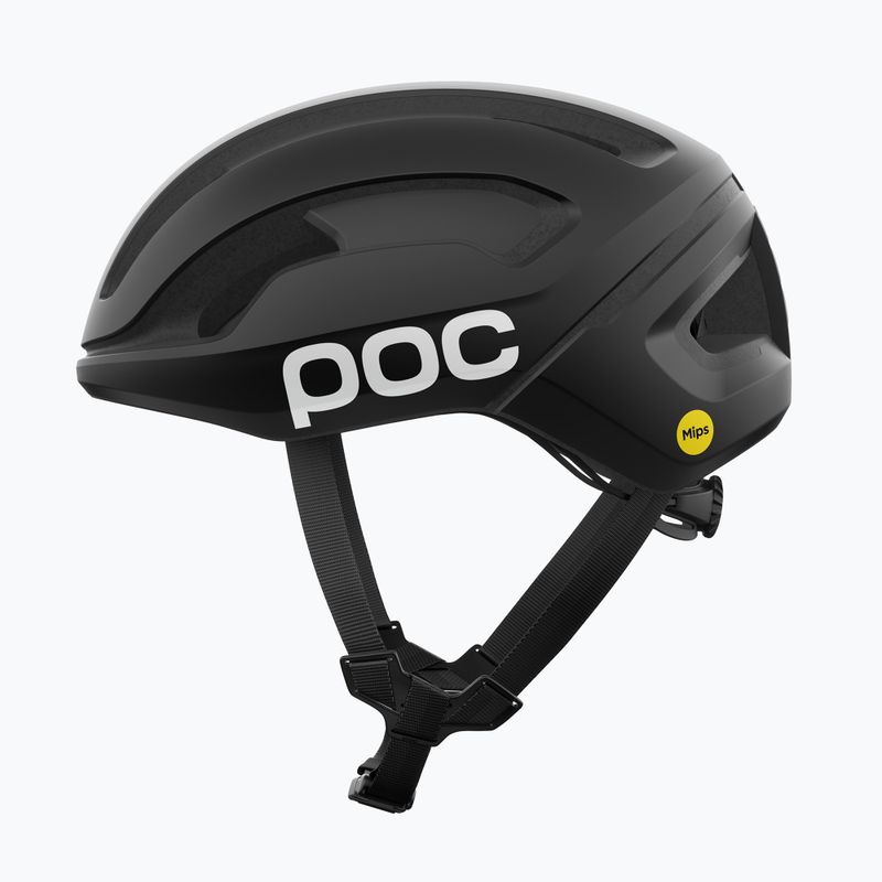 Fahrradhelm POC Omne Air MIPS uranium black matt/hydrogen white w. logo 2