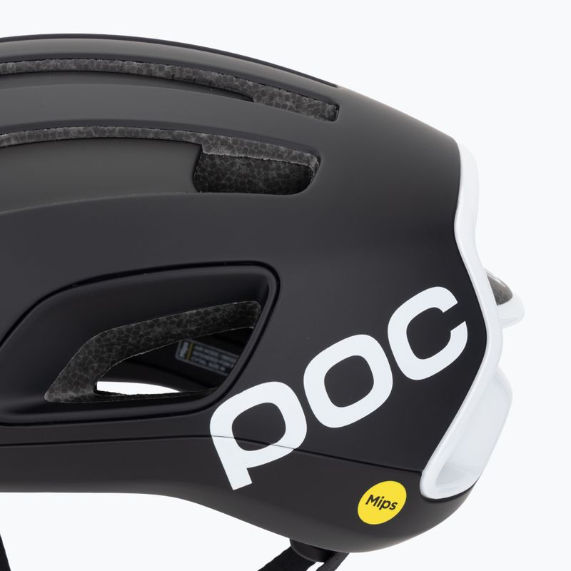 Fahrradhelm POC Cytal uranium black matt/hydrogen white w. logo 7