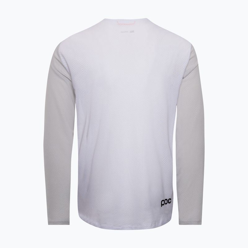 Herren Fahrrad-Langarmshirt POC Motion Air Jersey hydrogen white 2