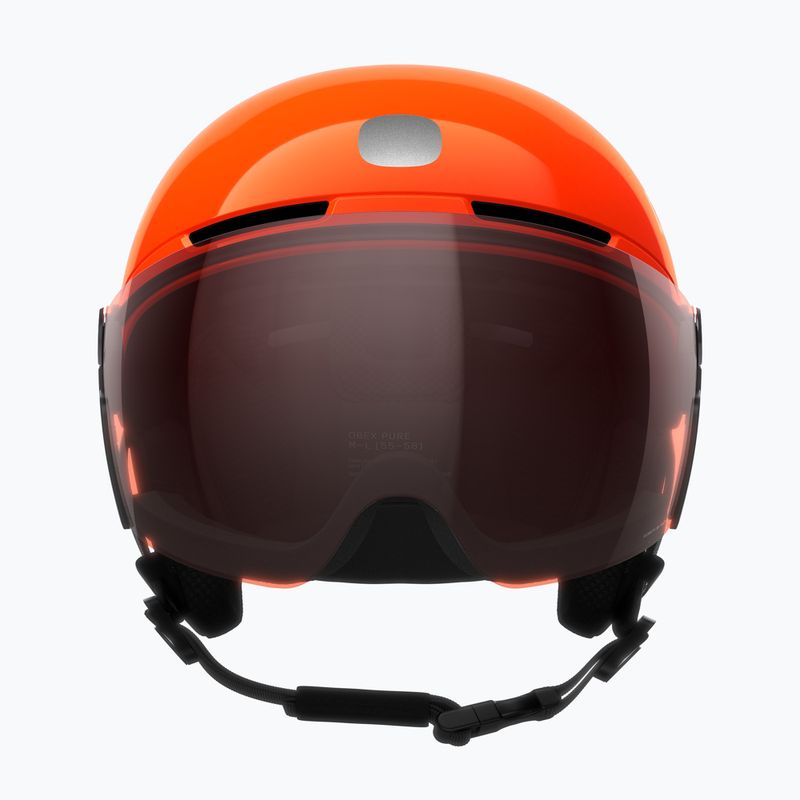 Kinder-Skihelm POC POCito Obex Visor S2 Jr fluo orange/clarity pocito/partly sunny/lt orange 3