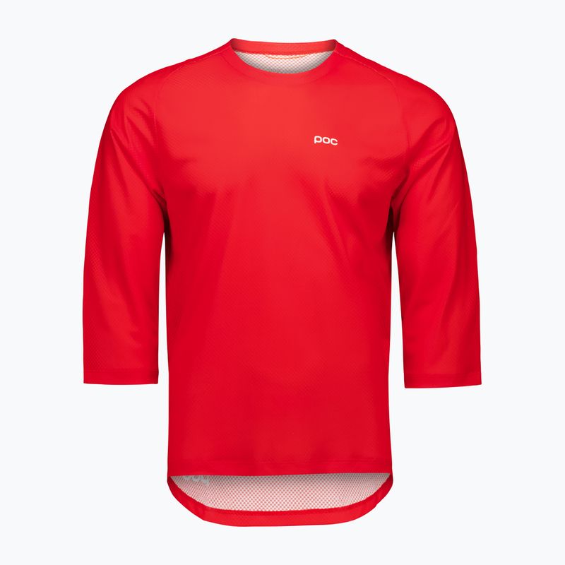 Herren Fahrradtrikot POC Motion Air Jersey 3/4 prismane red 3