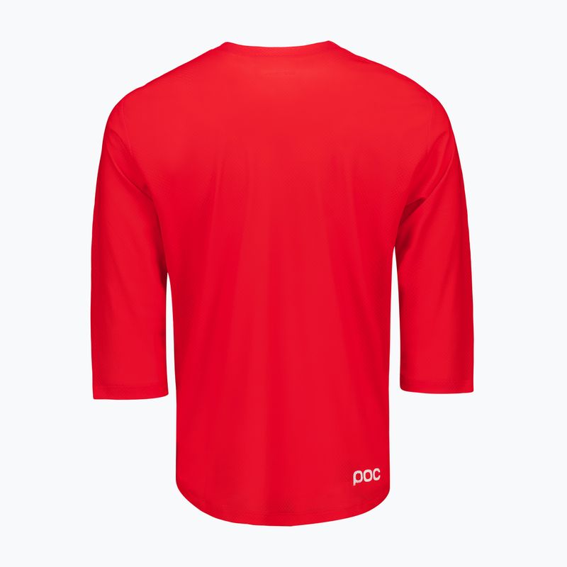 Herren Fahrradtrikot POC Motion Air Jersey 3/4 prismane red 4