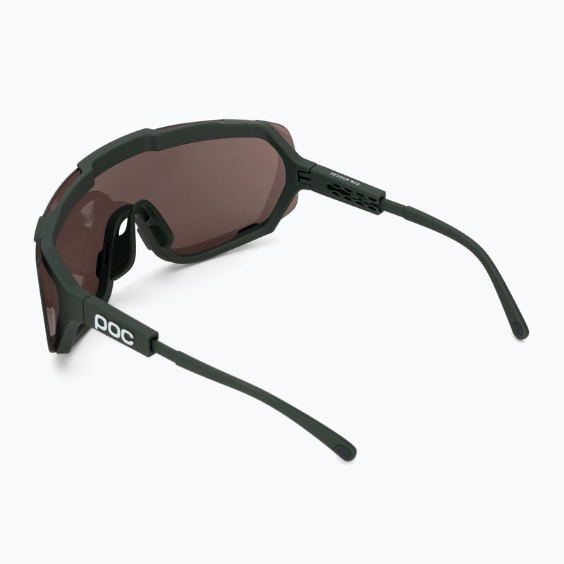 Sonnenbrille POC Devour Mid pargasite green/clarity road/sunny silver 2