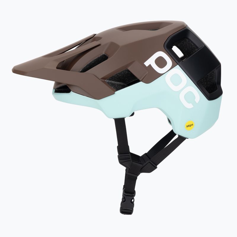 Fahrradhelm POC Kortal Race MIPS bronzite brown matt/lazurite blue matt 3