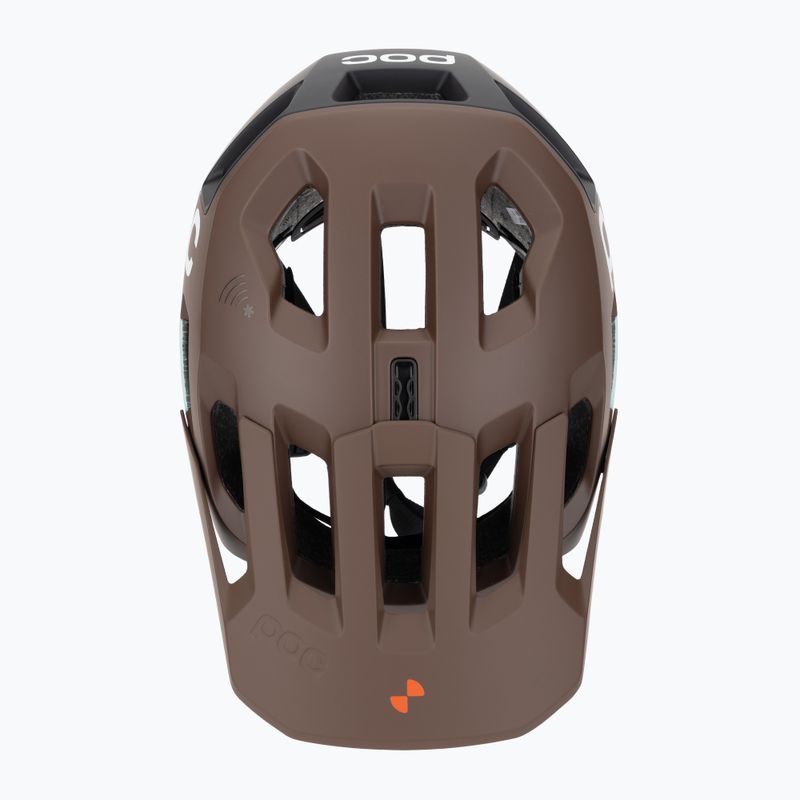 Fahrradhelm POC Kortal Race MIPS bronzite brown matt/lazurite blue matt 6